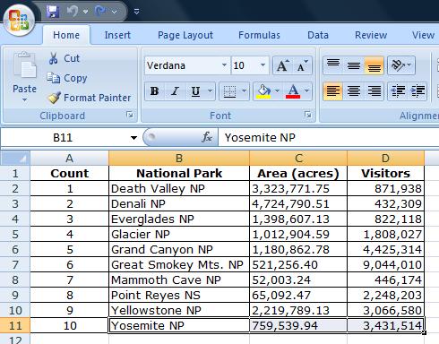 Spreadsheet Manipulations Inserting Individual Cells to Columns Inserting