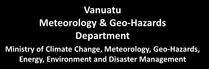 Peter Korisa Vanuatu Meteorology &