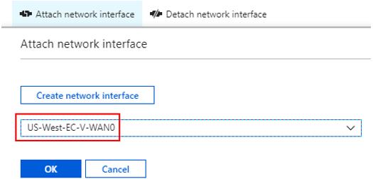 2. Once the EC-V is powered OFF, select Networking under Settings, and click Attach
