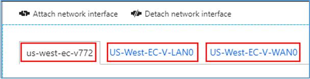 Figure 38: Select WAN0 vnic 4. Similarly, repeat steps 2 and 3 to attach the LAN0 vnic to the EC-V. Figure 39: Select LAN0 vnic 5. Power ON the EC-V. 6.