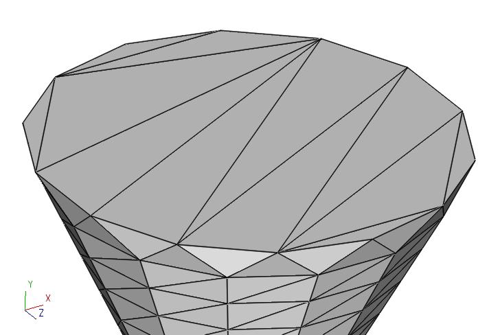 An existing O n ) algorithm 1 for triangulating a 3D polygon is extended here.