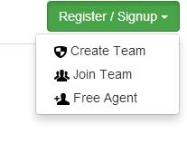 Note: Previously created teams you can join will appear at the bottom of the page. c. The team creation page will now appear.