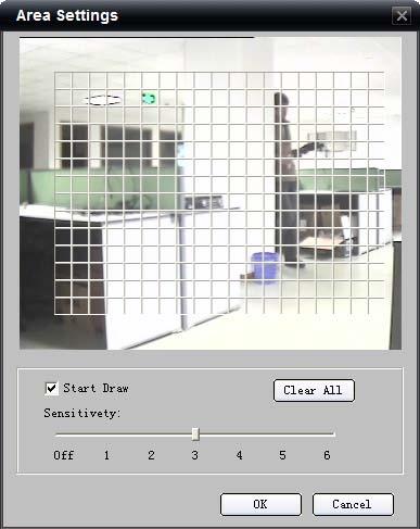 1 st step: Select channel number for motion detection.