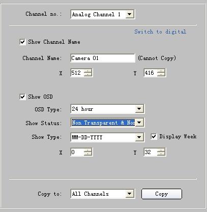 8.4 Channel Configuration 8.4.1 Channel Display Settings Select You can configure