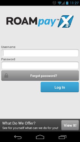 Login All users much be authenticated using a username and password before gaining access to any functionality provided by the application. The username and password are case sensitive.