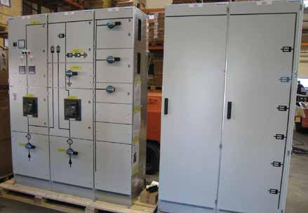 The system consist of a wide range of different types and version for both incoming and outgoing functional units.