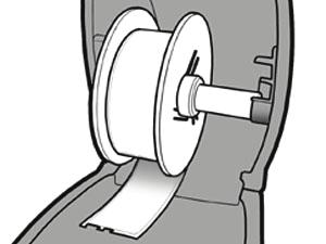 4. Loading Labels The LabelWriter Duo printer prints two types of labels: die-cut paper labels (such as Address or DYMO Stamps Postage labels) and D1 label cassettes.