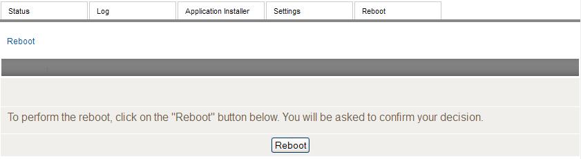 Click the Restore button to set the router back to the original factory settings.