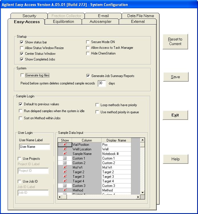 Using Easy Access Software To configure the system To configure the system 1 Open the Administration dialog box. See To open the Administration dialog box on page 13.