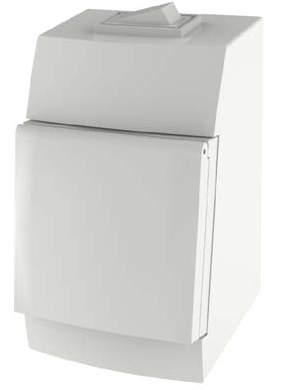 Schuko socket outlet and frame, polar white glossy Berker Integro Box