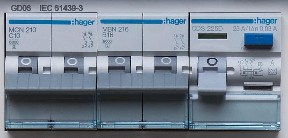 Individual modular device configuration from the Hager product