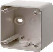 Berker Integro - Design Classic Surface-mounted housing Sealing IP44 for socket outlets with insulationpiercing terminals Material thickness 2.