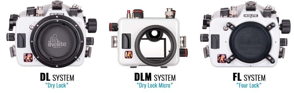 Ikelite Port Systems Dry Lock (DL) System The DL system was designed to accommodate larger diameter lenses, especially popular with full frame camera systems.