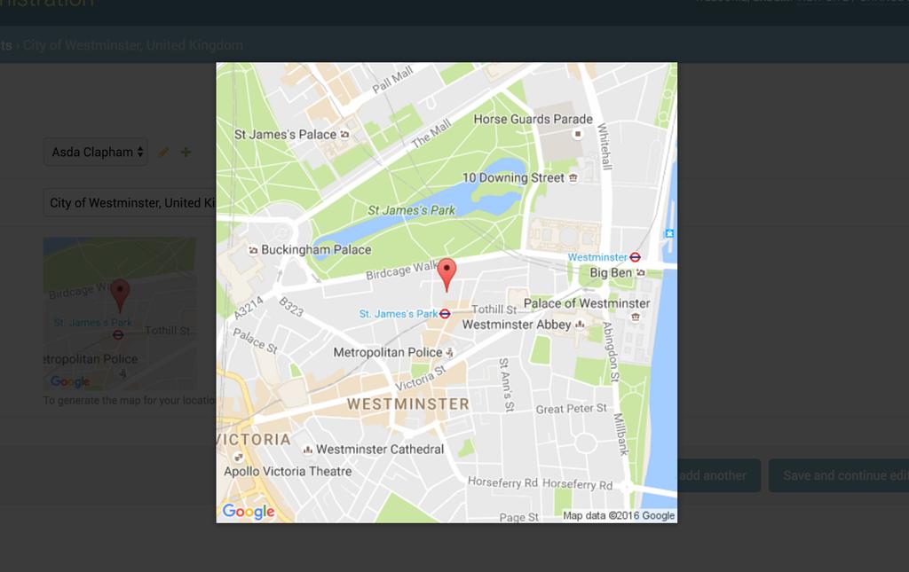 This widget is working with Magnific Popup jquery plugin. Usage You can use also all static map features in this widget. Besides you can give a thumbnail_size value.