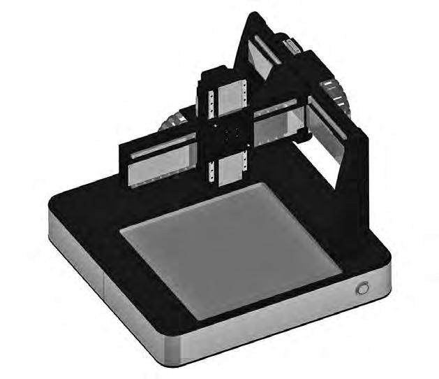 pmove- xyz Benchtop Kinematics for example 235 (+/-40 Z-Stroke) The illustrated Benchtop Kinematics is a universally deployable 3 axis kinematics in an overhead design.