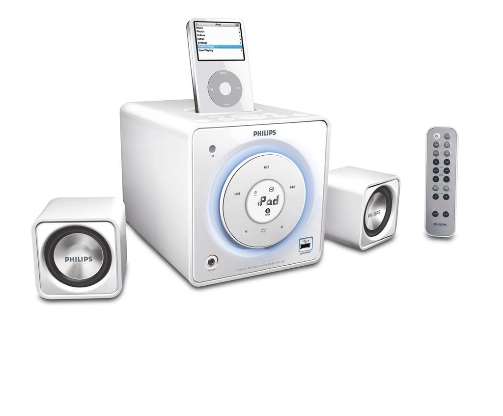 Docking Entertainment System DC199 DC199B Register your product and get support at www.philips.