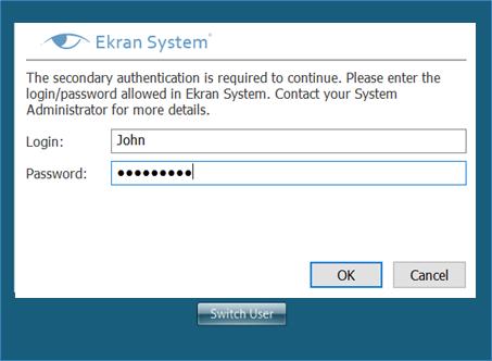 Advanced User Authentication (Windows Clients) The Ekran System Client requests