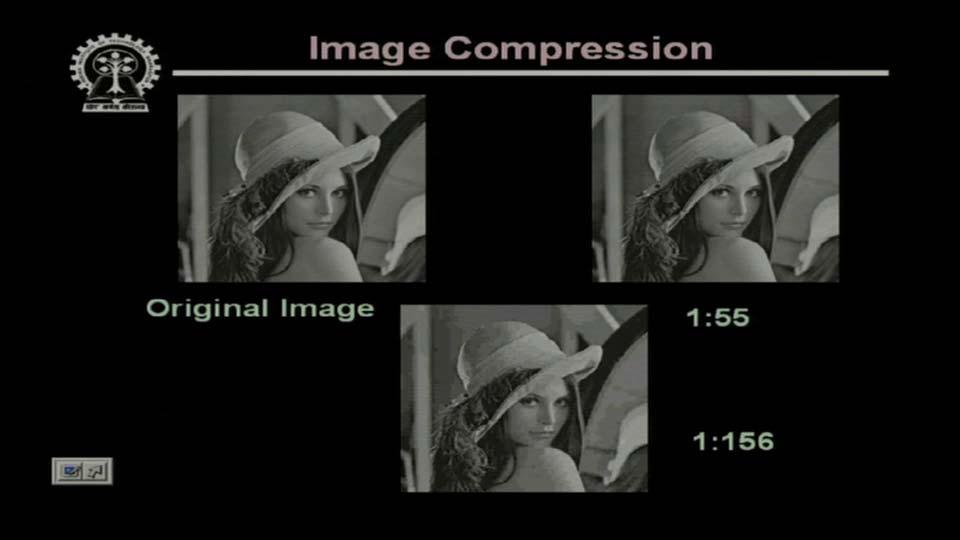 (Refer Slide Time 22:12) In case of lossy compression, what we remove is not only the redundancy but we also remove some of the informations, so that after removing those informations the quality of