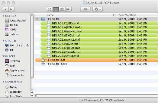 Sharing Content Between Media Composer and Final Cut Pro Importing a Media Composer Sequence via