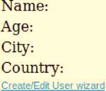 CHAPTER 6 RICH PANEL AND OUTPUT COMPONENTS A wizard is launched to enter values for #{userbean properties. From the popup panel, you can cancel, edit, or save the value when closing the panel.