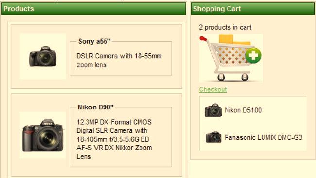 CHAPTER 10 RICH DRAG-AND-DROP COMPONENTS Listing 10-11 shows the modified panel with shopping cart. Listing 10-11. The modified panel with shopping cart <rich:panel header="shopping Cart"> <h:panelgrid> <h:outputtext value="#{shoppingcartbean.