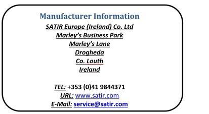 Warranty information Product Warranty Policy 1. SATIR will provide excellent after sales service to our end users. 2.