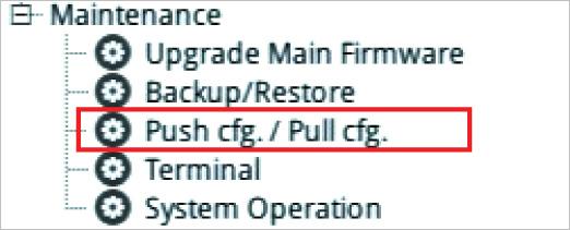 2. Where applicable, go to the directory with the backup file (.cfg), click to select the file (highlighted as shown above) and click Open. 3.