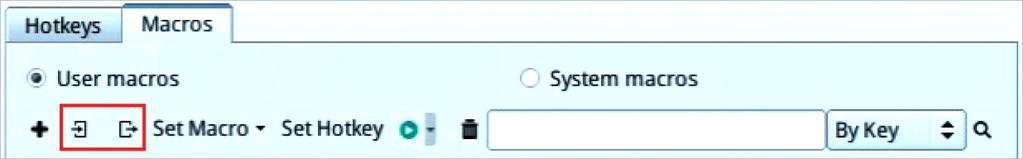 If you run the macro from this dialog box, you have the option of specifying how the macro runs. Click the down arrow symbol to select your option.