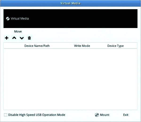 Chapter 6. Toolbar Interface Options Open GUI Back About Description Click to open the GUI of the connected KVM over IP switch.