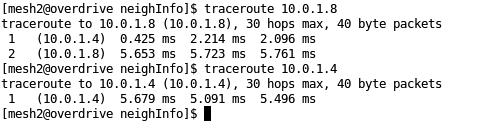 Traceroute from M1 to M4 Traceroute from M4 to M8 Analysis This will be provided