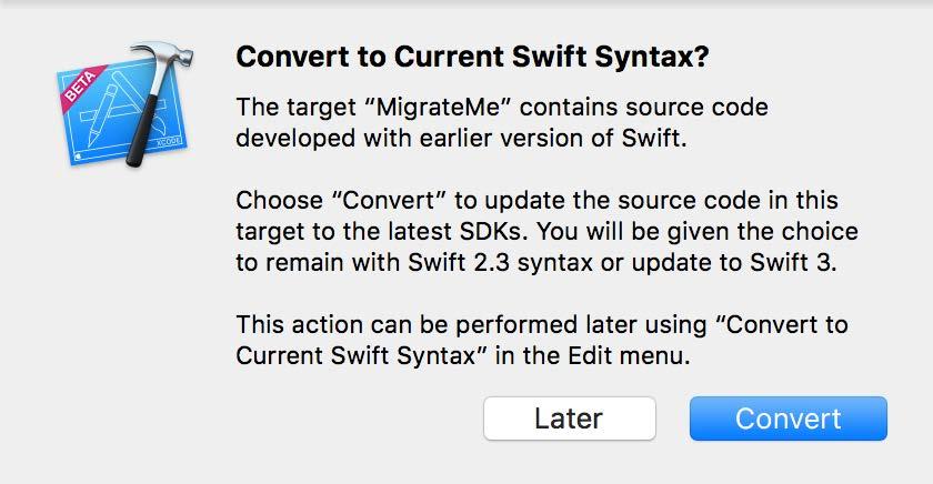 Migration New types exist for all Swift