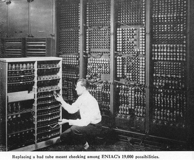 ENIAC 1946 First electronic general purpose computer Created at the University of Pennsylvania Cost almost $500,000 (approx.