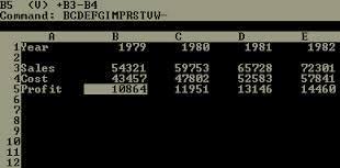 Spreadsheets and Word Processing In 1978 VisiCalc was created