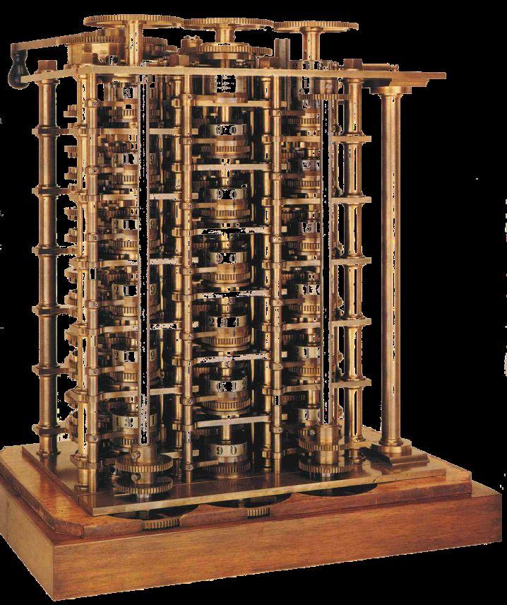 Difference Engine 1821 The first