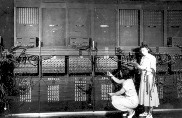 ENIAC...which was a tedious and error-prone process Hold on.