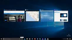 Virtual desktops Windows 10 adds support for virtual desktops, so you can keep your open apps better organized.