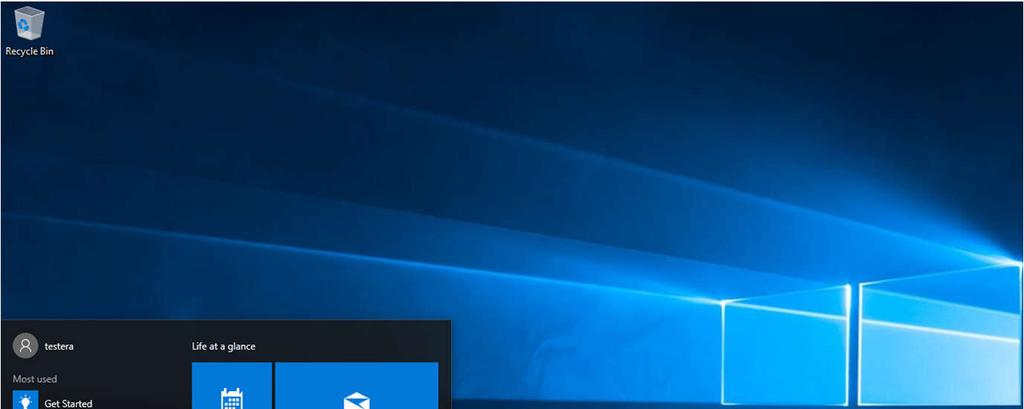 Parts of Windows 10: Start Menu The Start