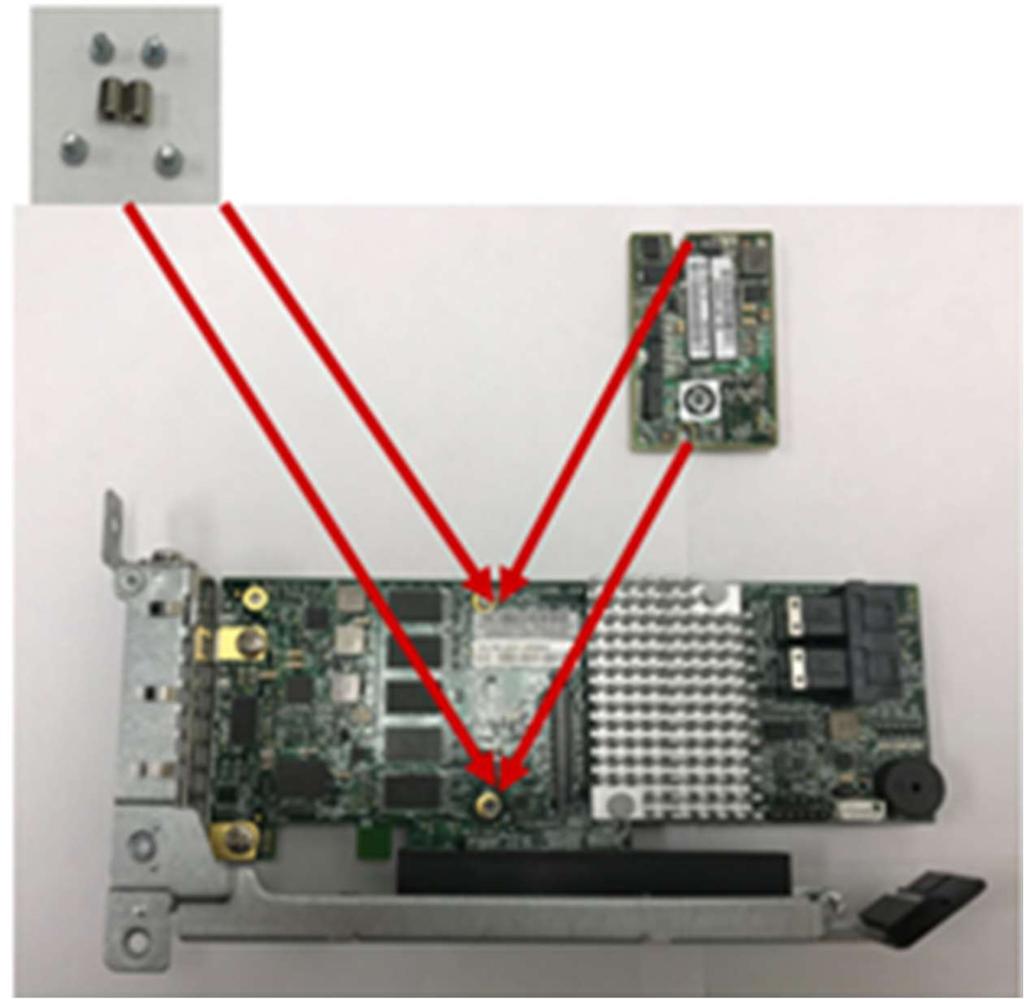 5. Install the TFM module onto the RAID add-on module as shown in Figure 3-3.