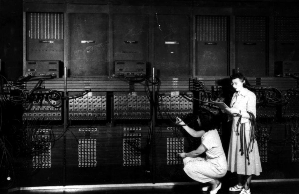 Machine Language (Ruth Gordon & Ester Gerston programming the ENIAC, UPenn)