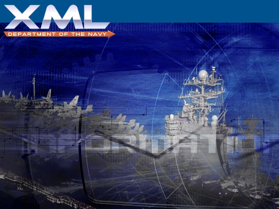 Department of the Navy XML Naming and Design Rules (NDR)