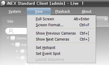 Export, Print: Exports or prints images or lists displayed on the panel on the selected tab (not supported for all panels).