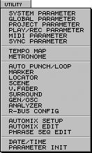 4 VGA Main Display Universal Elements The EFFECT menu shows the available effect processors in your VS-2480, which depends on how many optional VS8F-2 effect expansion boards are installed.