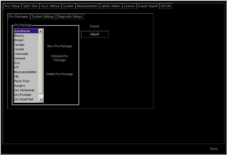 4. Start the Console 5. Go to Image Adcvanced On Customize Export/Import 6.