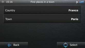 5. (optional) If you have selected, select the city/town to search in. 6.