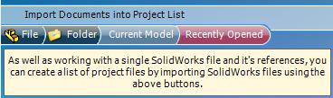 Preview image Hover over this button to see a preview picture of the selected file if one exists. 5. Delete file Removes the selected file from the project list. 6.