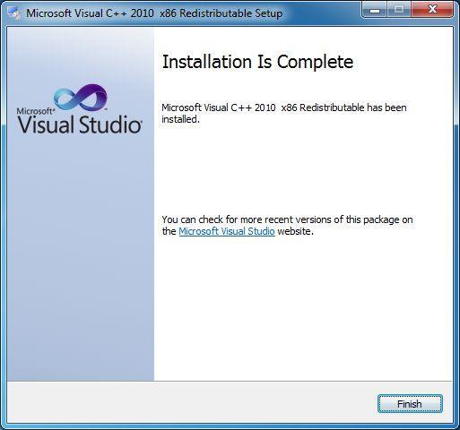If the installation is not necessary, following window will not be shown.