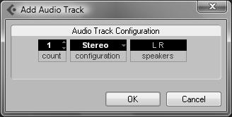 While playing your instrument, adjust the output level of the H4 to achieve a suitable recording level for Cubase LE 4. Make the following settings for the newly created audio track.