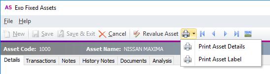 It can be added as an extra field on the Exo Fixed Assets window or as a search field on the Asset Search window/widget (see Asset Search 17).