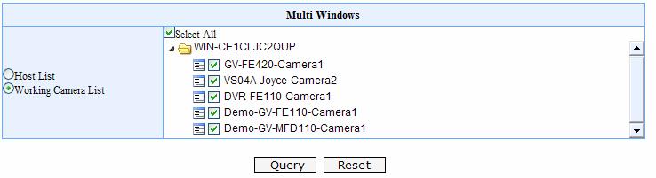 6 User Mode 6.2 Multi-Channel Live View In the left menu, expand Live View and select Multi Windows to display up to 16 channels of live images. Figure 6-12 1.