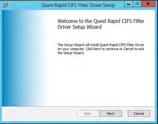 Installing Rapid CIFS on a Veeam Windows Proxy Follow these steps to install Rapid CIFS. NOTE: Rapid CIFS should only be installed on a Veeam server or Proxy.